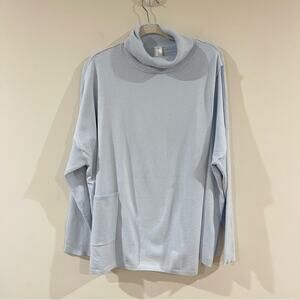 Wynne Layers Light Blue Turtleneck Sweater Long Sleeve Women’s size 1X